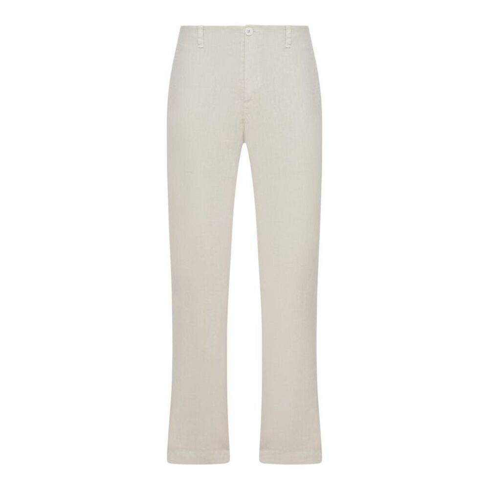 Transit Men Regular-Fit Linen Trousers